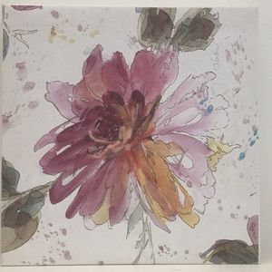 Beautiful Floral Framed Decal